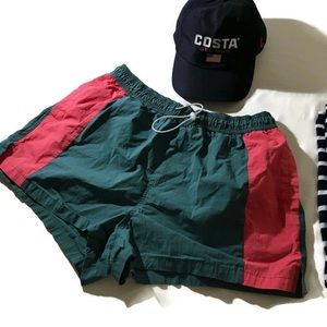 Men’s Colorblock Preppy Shorts